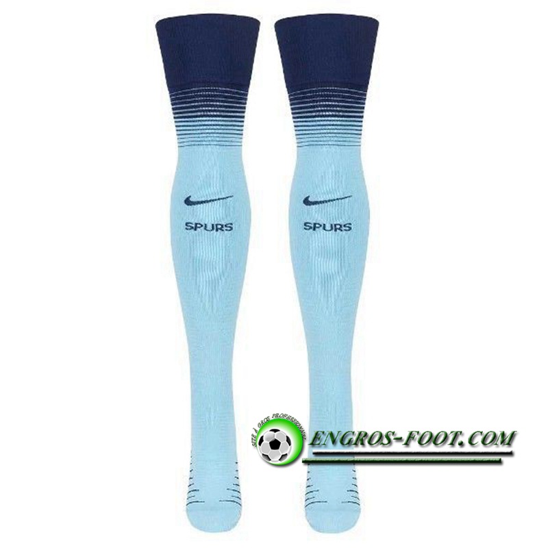 Engros-foot: Chaussettes De Foot Tottenham Hotspur Exterieur 2018 2019 Thailande