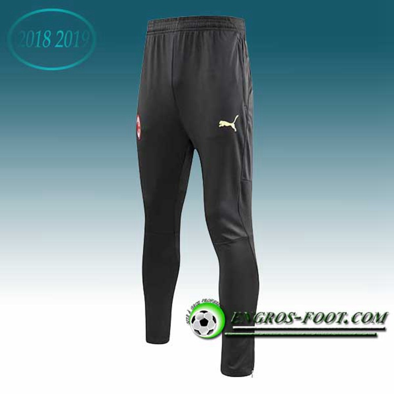 Engros-foot: Training Pantalon Foot Milan AC Noir 2018-2019 Thailande