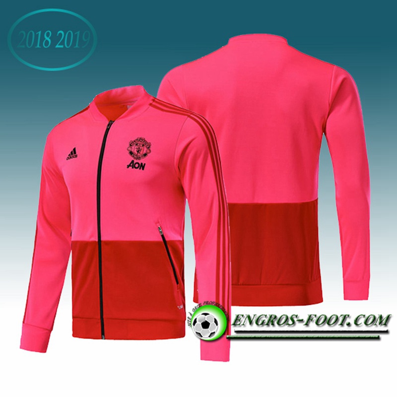 Engros-foot: Veste Foot Manchester United Rouge 2018-2019 Thailande