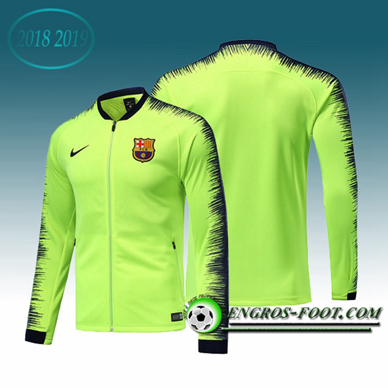 Engros-foot: Veste Foot FC Barcelone Vert 2018-2019 Thailande