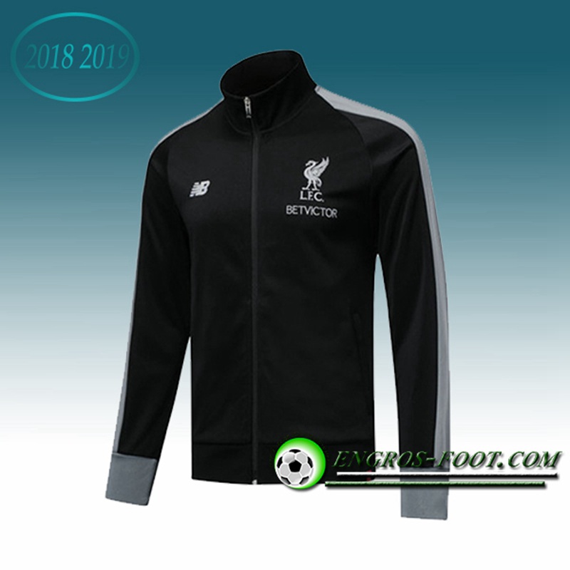 Engros-foot: Veste Foot FC Liverpool Noir 2018-2019 Thailande