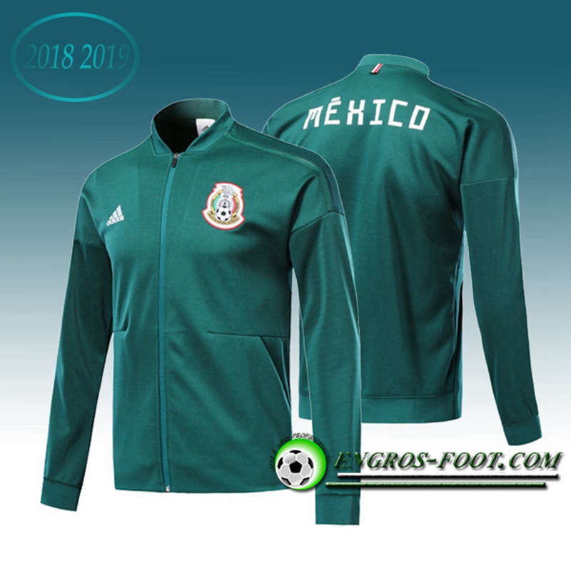 Engros-foot: Veste Foot Mexique Vert 2018-2019 Thailande