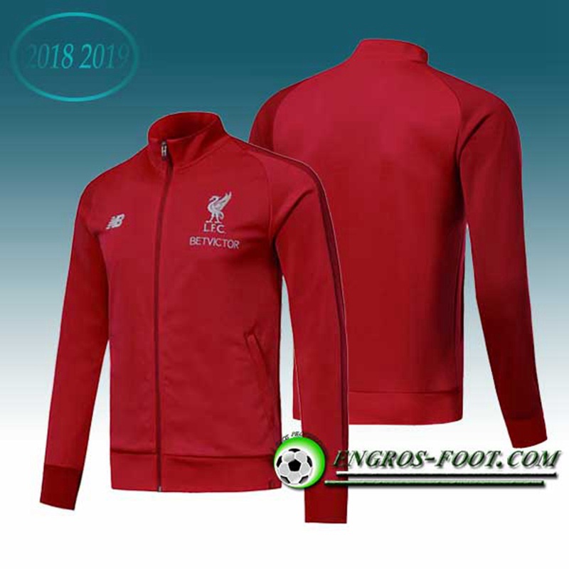 Engros-foot: Veste Foot FC Liverpool Rouge 2018-2019 Thailande