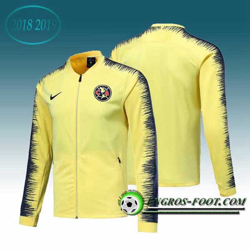 Engros-foot: Veste Foot Club America Jaune 2018-2019 Thailande