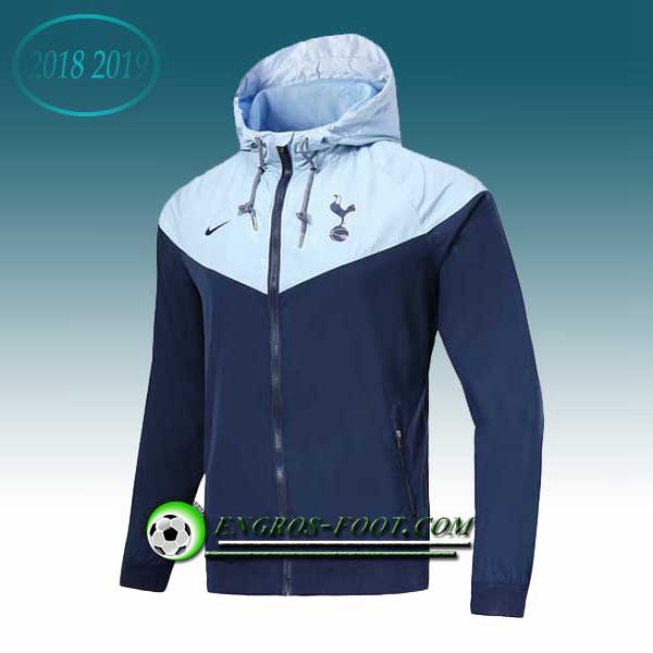 Engros-foot: Veste Foot Tottenham Hotspurs Bleu 2018-2019 Thailande