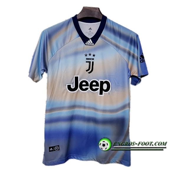 Engros-foot: Maillot de Juventus Adidas X EA Sports Limited Edition Bleu/Blanc Thailande