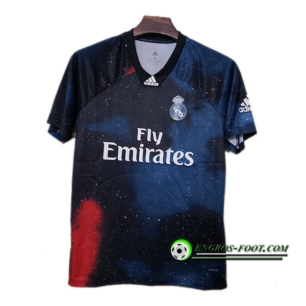 Engros-foot: Maillot de Real Madrid Adidas X EA Sports Bleu 2019-2020 Thailande