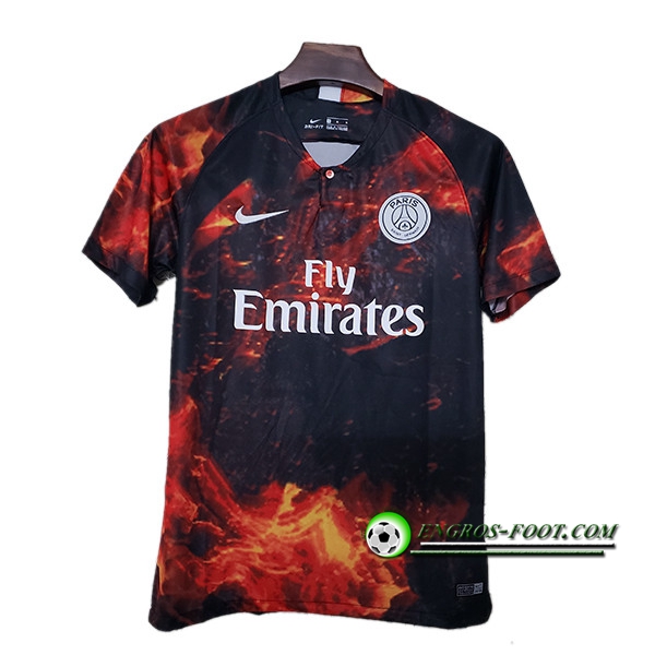 Engros-foot: Maillot de PSG édition Commémorative Rouge/Noir Thailande