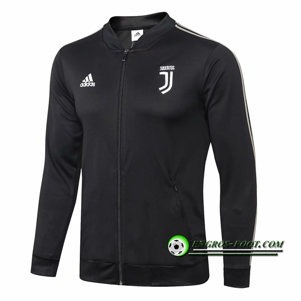 Engros-foot: Veste Foot Juventus Noir 2018-2019 Thailande