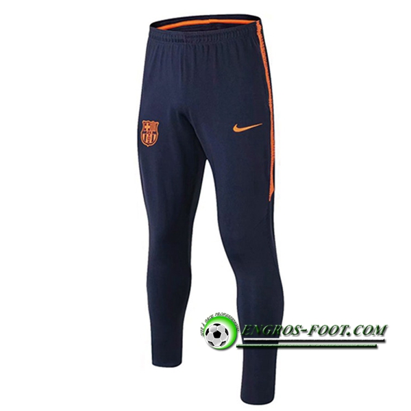 Engros-foot: Training Pantalon Foot FC Barcelone Orange/Bleu Fonce 2018-2019 Thailande