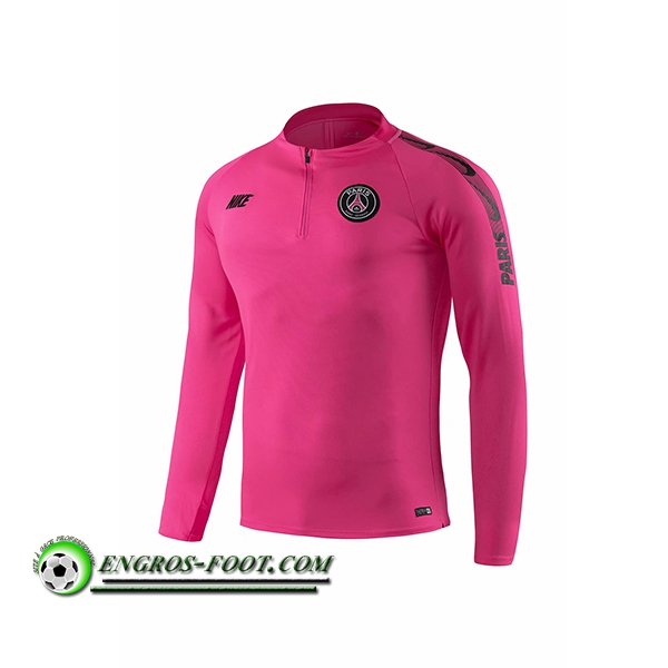 Engros-foot: Sweatshirt Training PSG Rose 2019-2020 Thailande