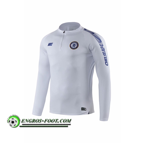 Engros-foot: Sweatshirt Training FC Chelsea Blanc 2019-2020 Thailande