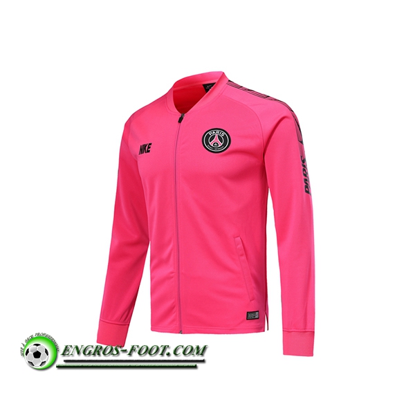 Engros-foot: Nouveaux Veste Foot PSG Rose 2019-2020 Thailande