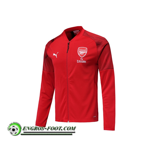 Engros-foot: Nouveaux Veste Foot Arsenal Rouge 2019-2020 Thailande