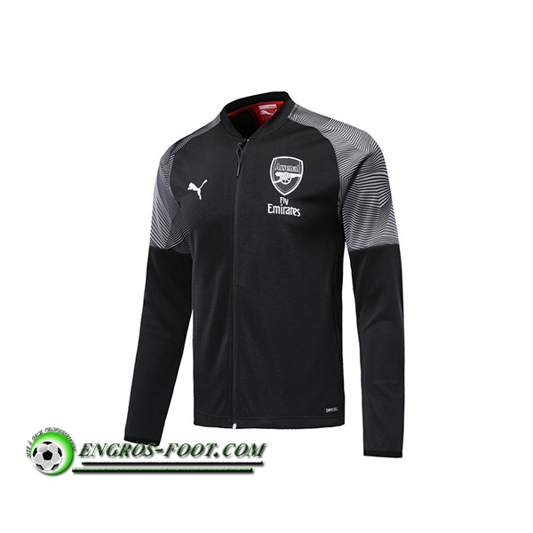 Engros-foot: Nouveaux Veste Foot Arsenal Noir 2019-2020 Thailande