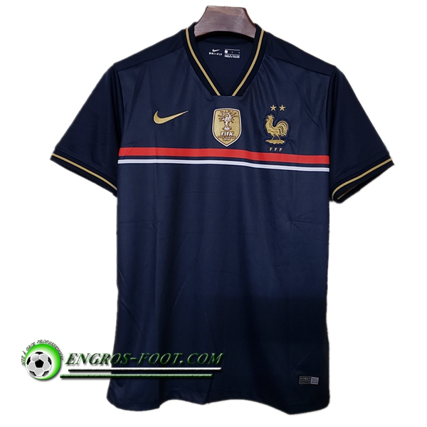 Engros-foot: Maillot Equipe De France Version Fuite Domicile 2019 2020 Thailande