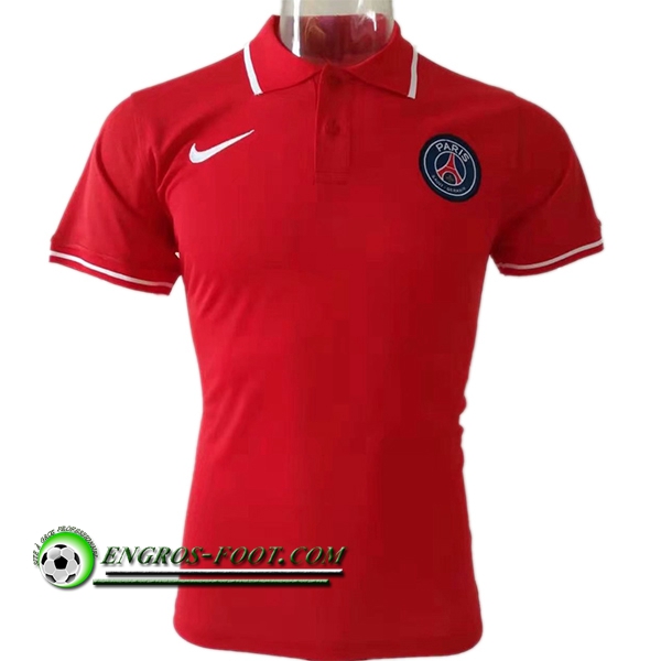 Engros-foot: Polo Foot PSG Rouge 2019 2020 Thailande