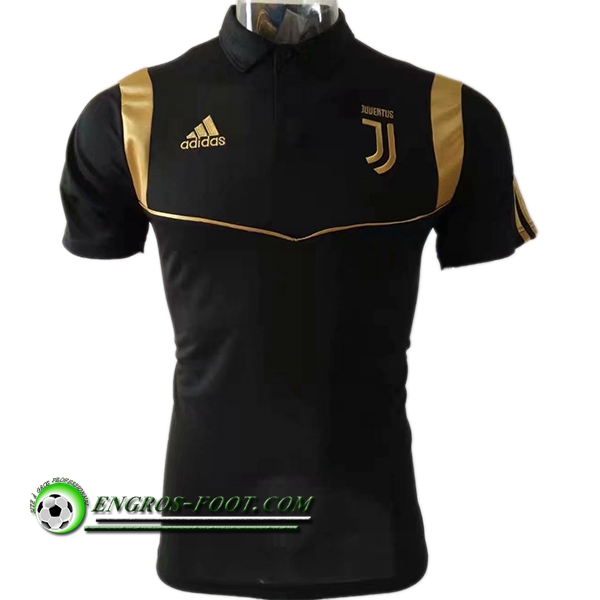 Engros-foot: Polo Foot Juventus Noir/Jaune 2019 2020 Thailande