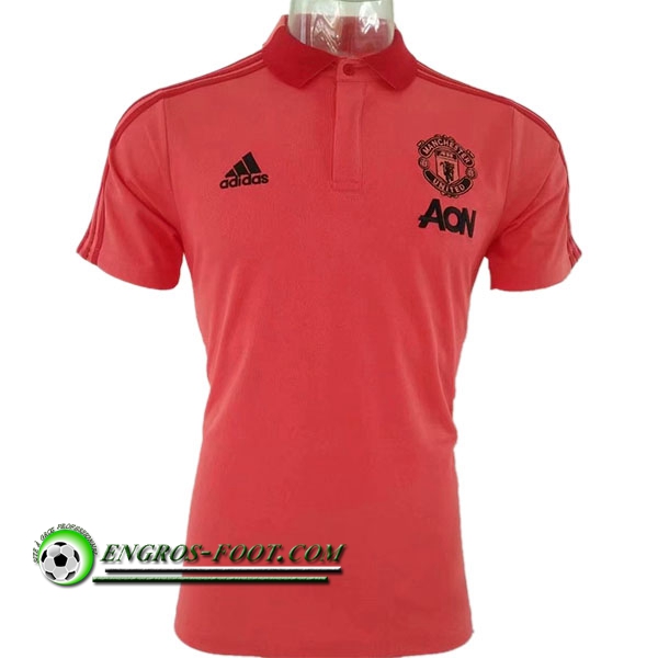 Engros-foot: Polo Foot Manchester United Rose 2019 2020 Thailande