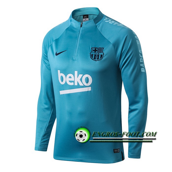 Engros-foot: Sweatshirt Training FC Barcelone Bleu 2019 2020 Thailande