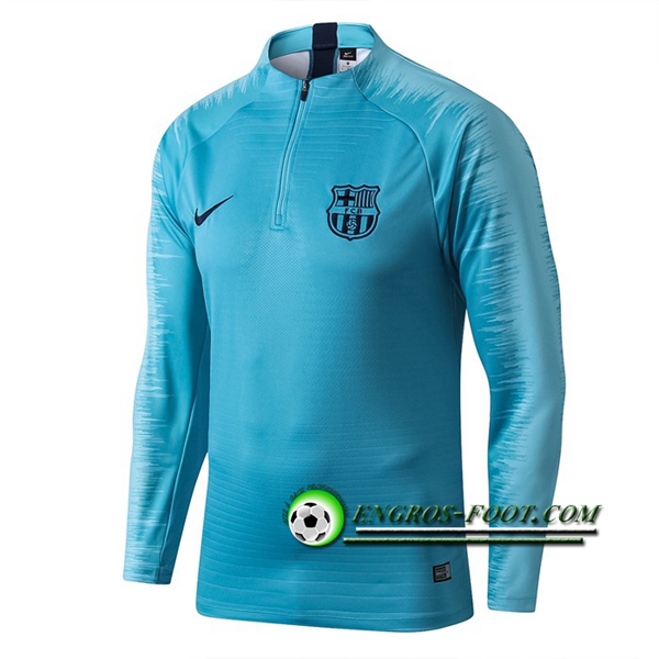 Engros-foot: Sweatshirt Training FC Barcelone Bleu Strike Drill 2019 2020 Thailande