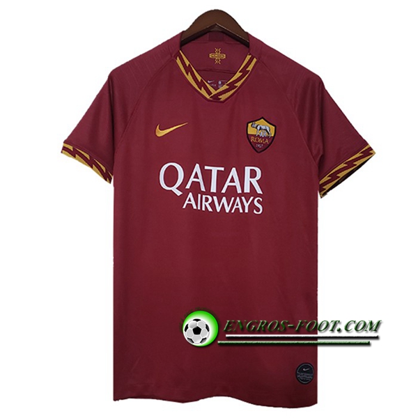 Engros-foot: Maillot Foot AS Roma Domicile Version Fuite 2019 2020 Thailande