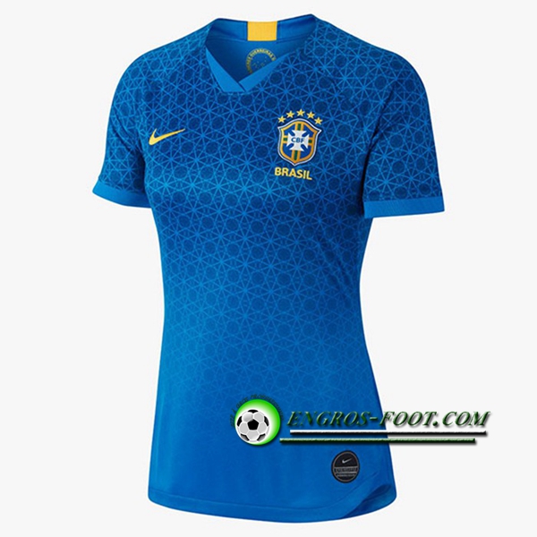 Engros-foot: Maillot Equipe De Bresil Femme Exterieur Coupe Du Monde 2019 Thailande