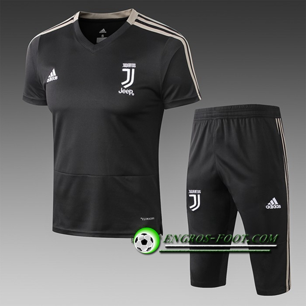 Engros-foot: Ensemble PRé MATCH Training Juventus + Pantalon 3/4 Noir 2019 2020 Thailande