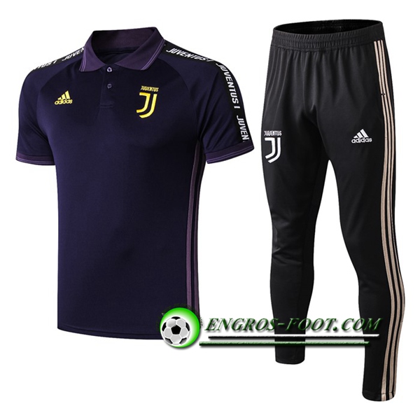 Engros-foot: Ensemble Polo Juventus + Pantalon Pourpre 2019 2020 Thailande