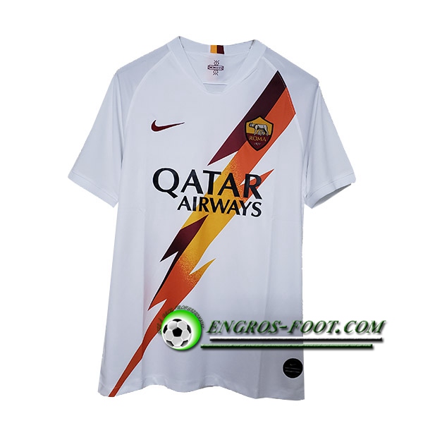 Engros-foot: Jeu Maillot de AS Roma Blanc Version Fuite 2019 2020 Thailande