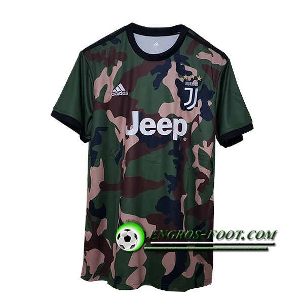 Engros-foot: Jeu Maillot de Juventus Camouflage 2019 2020 Thailande