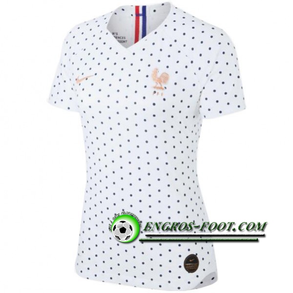 Engros-foot: Maillot Equipe De France Femme Exterieur Coupe Du Monde 2019 Thailande