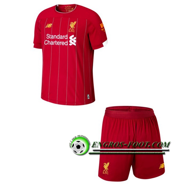 Engros-foot: Ensemble Maillot Foot FC Liverpool Enfants Domicile 2019 2020 Thailande