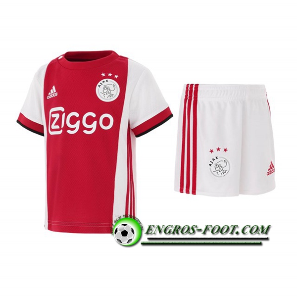 Engros-foot: Ensemble Maillot Foot AFC Ajax Enfants Domicile 2019 2020 Thailande