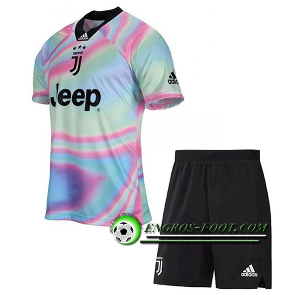 Engros-foot: Ensemble Maillot Foot Juventus Enfants Adidas X EA Limited Edition Thailande