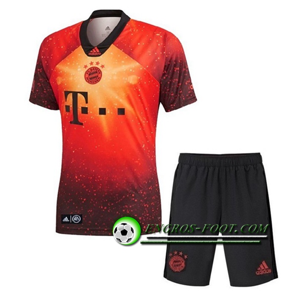 Engros-foot: Ensemble Maillot Foot Bayern Munich Enfants Ea Edition Limitee 2019 2020 Thailande