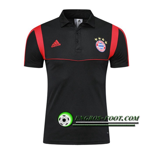 Engros-foot: Polo Foot Bayern Munich Noir 2019 2020 Thailande