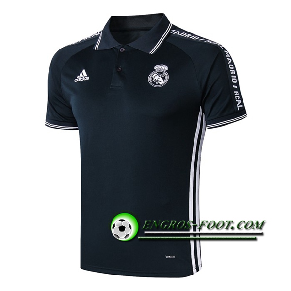 Engros-foot: Polo Foot Real Madrid Gris Fonce 2019 2020 Thailande