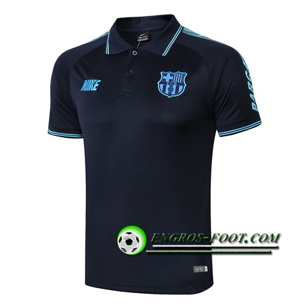 Engros-foot: Polo Foot FC Barcelone NIKE Bleu Fonce 2019 2020 Thailande