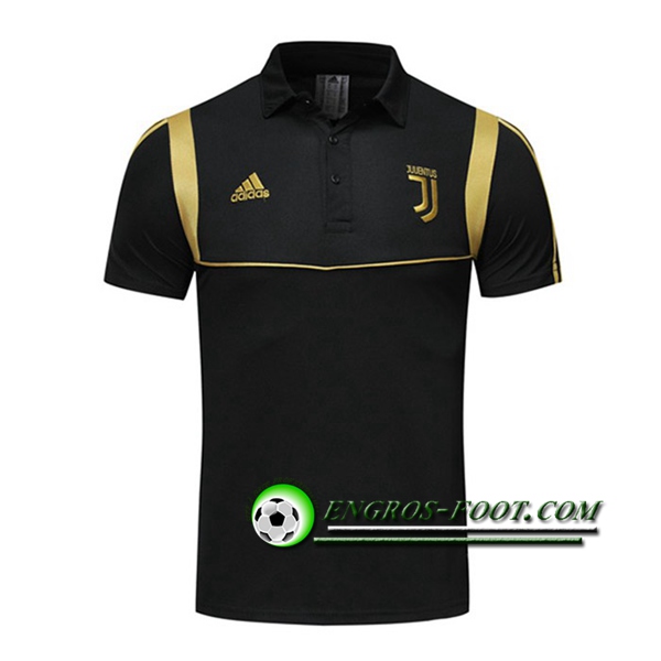 Engros-foot: Polo Foot Juventus Noir/Jaune 2019 2020 Thailande