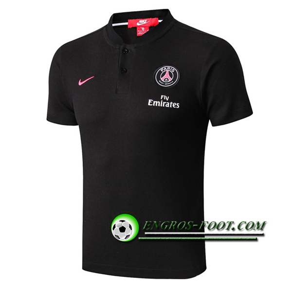 Engros-foot: Polo Foot Paris PSG Noir 2019 2020 Thailande