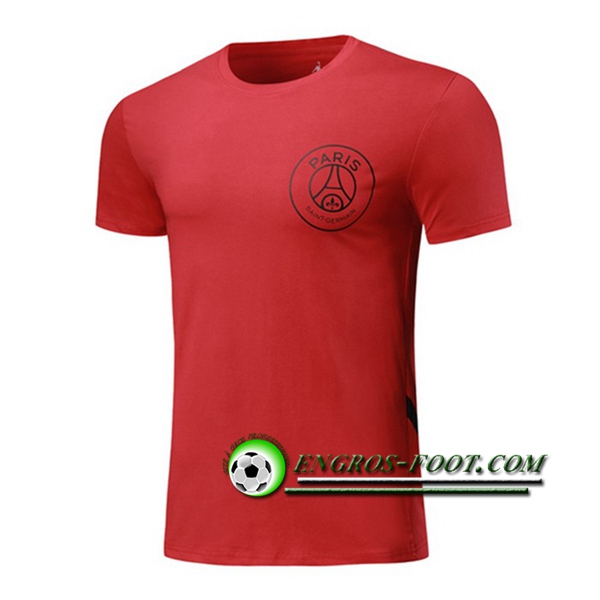 Engros-foot: Training T-Shirts PSG Jordan Rouge 2019 2020 Thailande