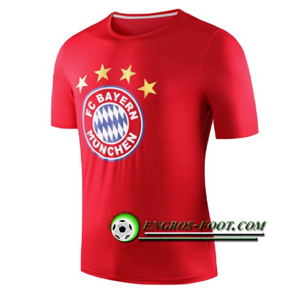 Engros-foot: Training T-Shirts Bayern Munich Rouge 2019 2020 Thailande