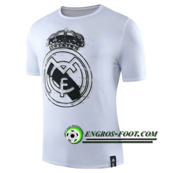 Engros-foot: Training T-Shirts Real Madrid Blanc 2019 2020 Thailande