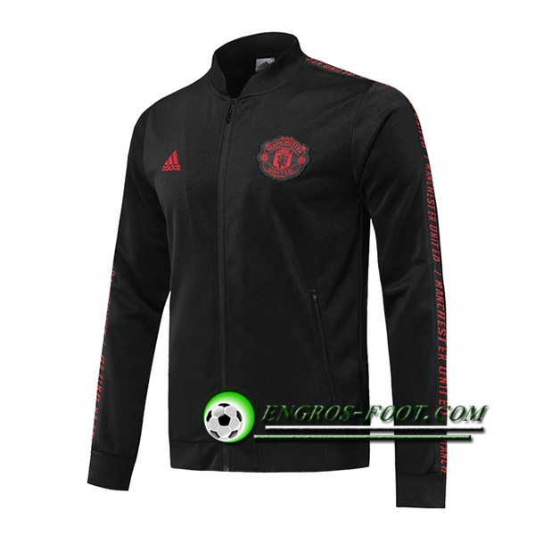 Engros-foot: Nouveaux Veste Foot Manchester United Noir 2019 2020 Thailande