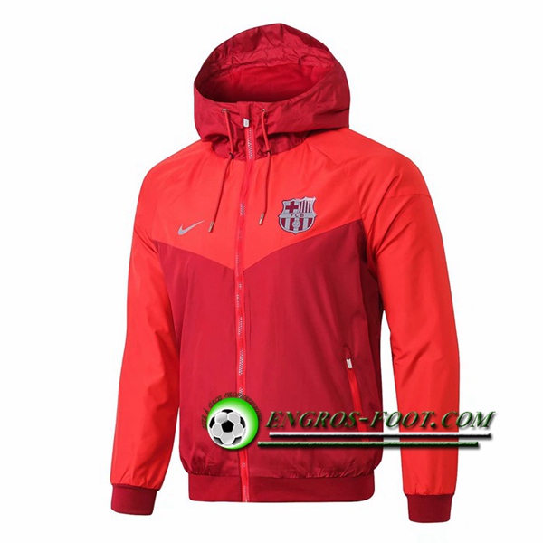 Engros-foot: Veste Foot Sweat A Capuche FC Barcelone Rouge 2019 2020 Thailande