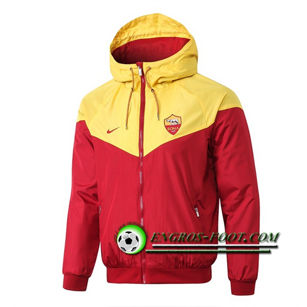 Engros-foot: Veste Foot Sweat A Capuche AS Roma Rouge 2019 2020 Thailande