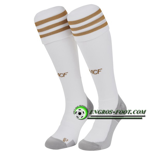 Engros-foot: Chaussettes Foot Real Madrid Domicile 2019 2020 Thailande