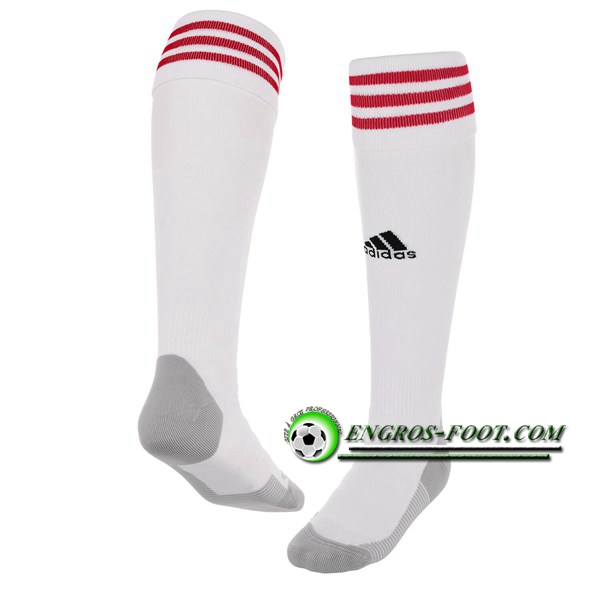 Engros-foot: Chaussettes Foot AFC Ajax Domicile 2019 2020 Thailande