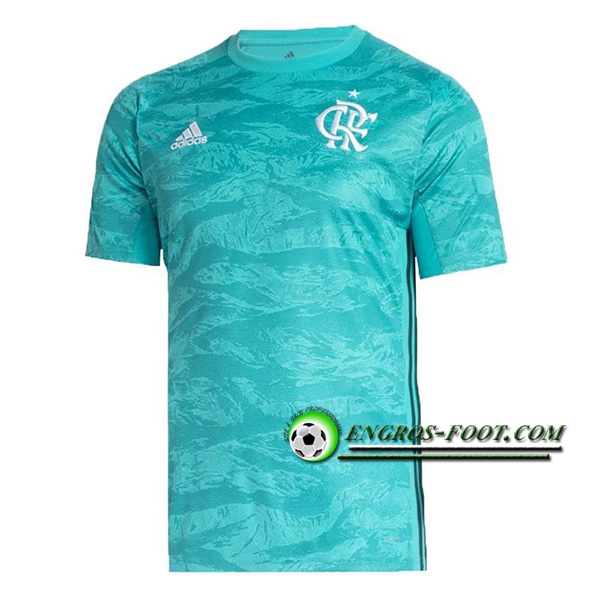 Engros-foot: Maillot Foot Flamengo Gardien de but Bleu 2019 2020 Thailande